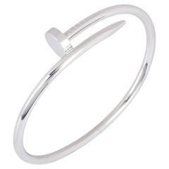 Cartier Juste Un Clou-Armband aus Weißgold, schlicht, Größe 20, B6048320