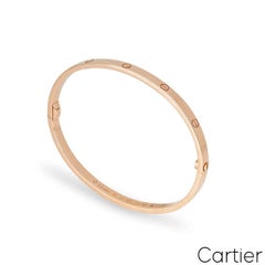 Bracelet Cartier « Love » SM en or rose uni, taille 19, référence B6047319