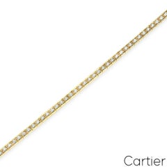 Cartier Yellow Gold Lanieres Diamond Bracelet B6015103