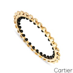 Cartier Limited Production Rose Gold and Onyx Clash de Cartier Bracelet Size 17