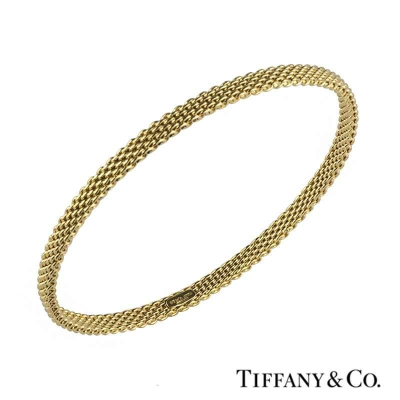 Women's Classic Tiffany & Co. Yellow Gold Four-Piece Mesh Suite