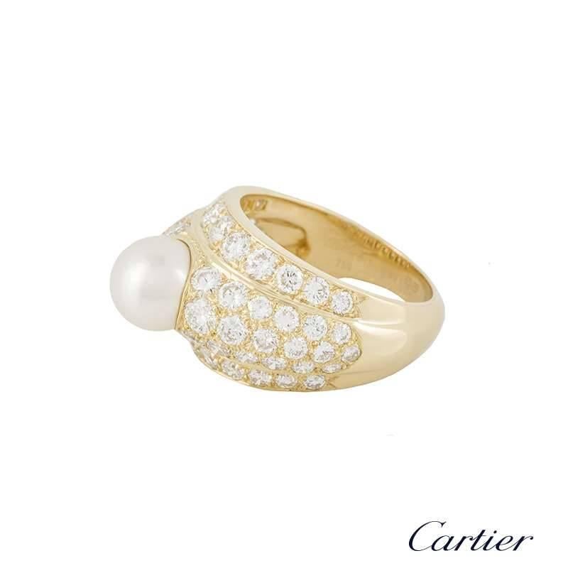 cartier pearl rings