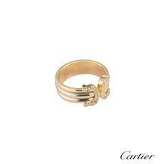 Cartier C De Cartier Tri-Color Gold and Diamond Ring
