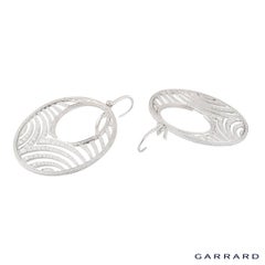 Garrard White Gold Diamond Earrings 12.30 Carat