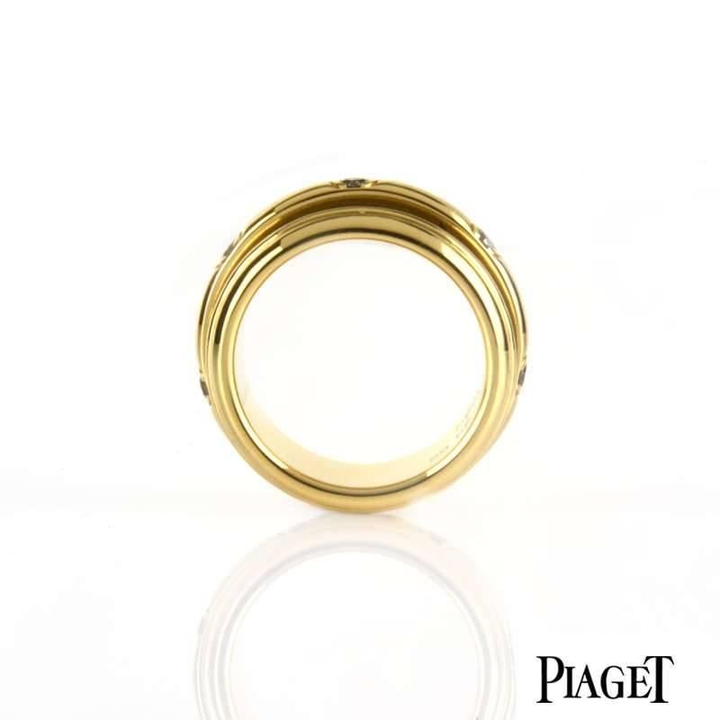 Piaget Possession Diamond Yellow Gold Band Ring In Excellent Condition In London, GB