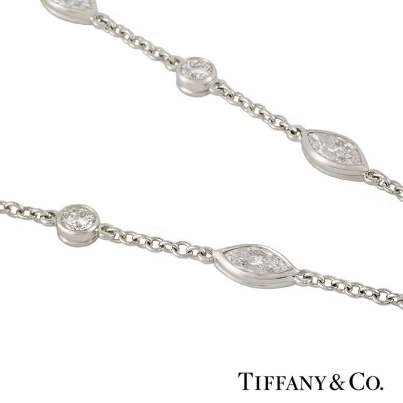 Tiffany & Co. Green Tourmaline Diamond Platinum Pendant 3