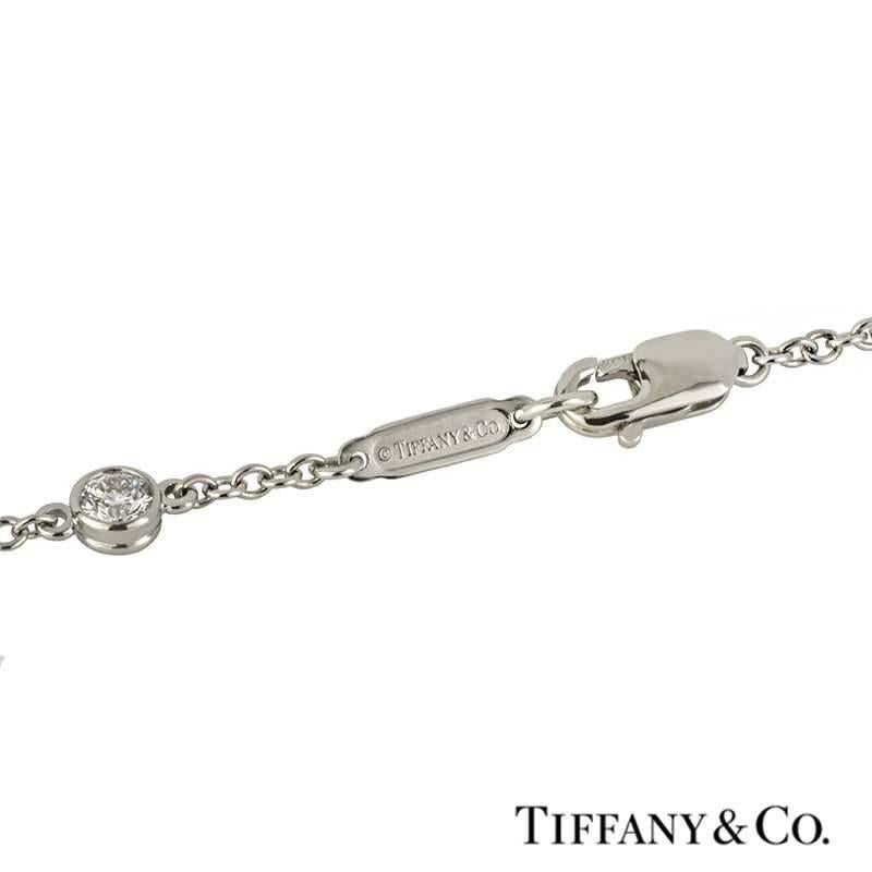 Tiffany & Co. Green Tourmaline Diamond Platinum Pendant 4