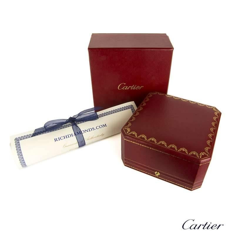 Women's Cartier Meli Melo Muti-Gem Platinum Earrings