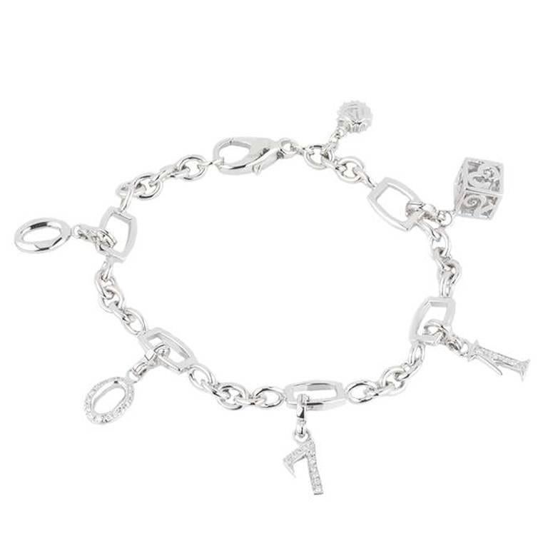 White Gold Charm Bracelet Top Sellers 