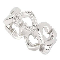 Cartier Hearts and Symbols Weißgold-Ring mit Diamanten