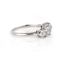 Five-Stone Diamond Engagement Ring 1.06 Carat