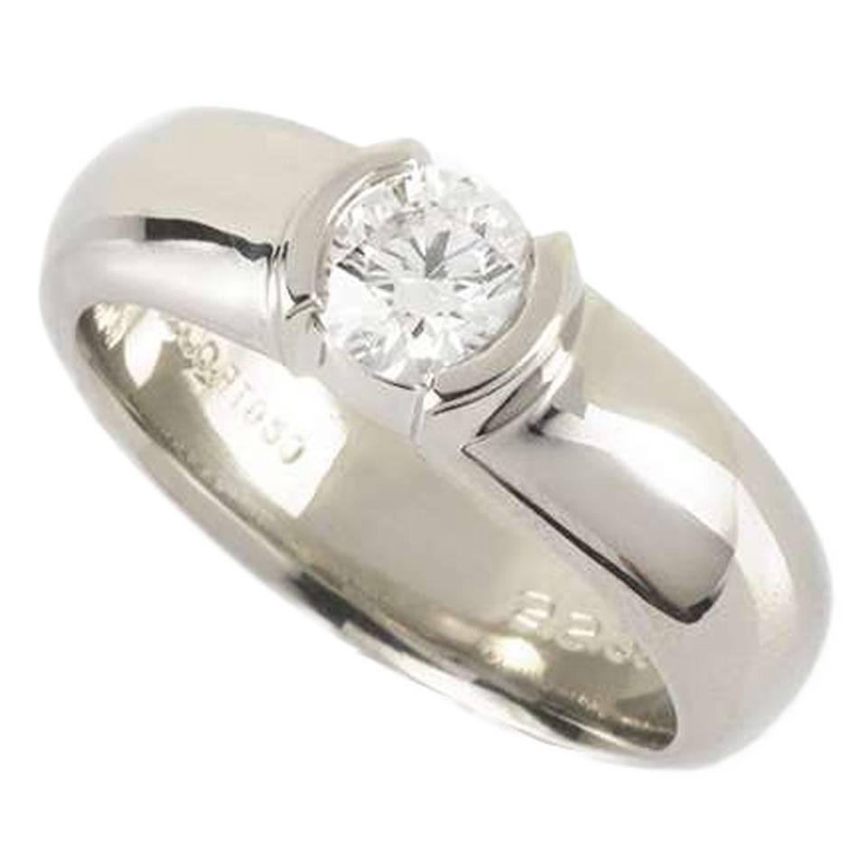 Tiffany & Co. Etoile Diamond Engagement Wedding Ring 0.50 Carat