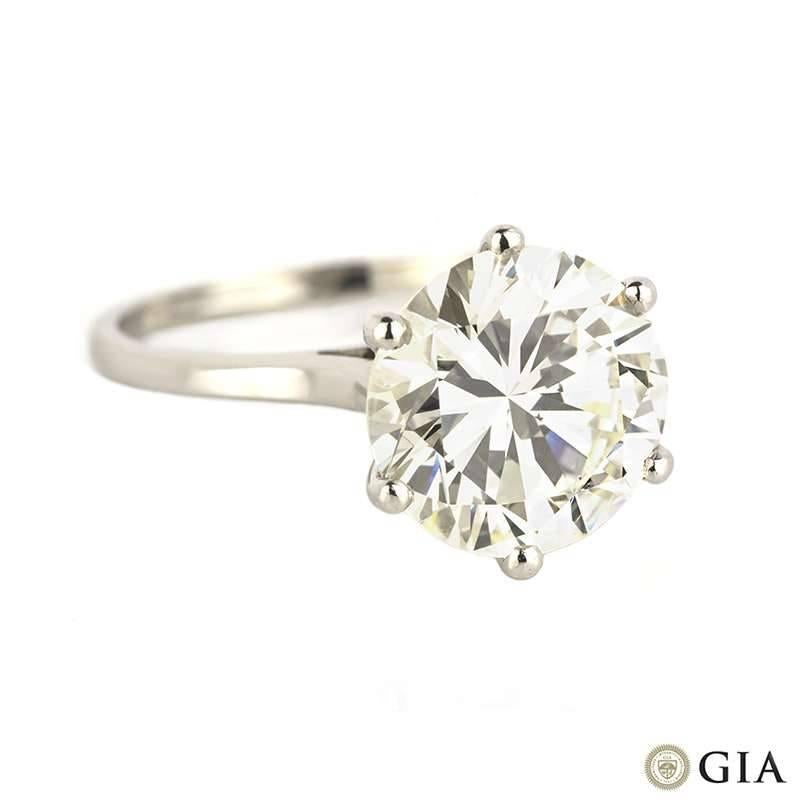 4.02 carat diamond ring