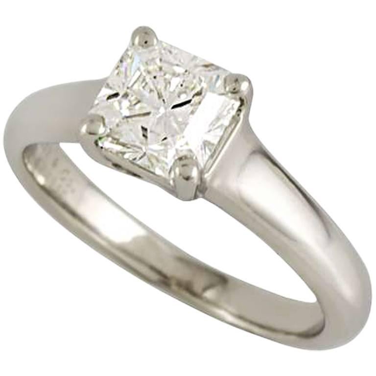 Tiffany & Co. Lucida Cut Diamond Engagement Ring 1.00 Carat