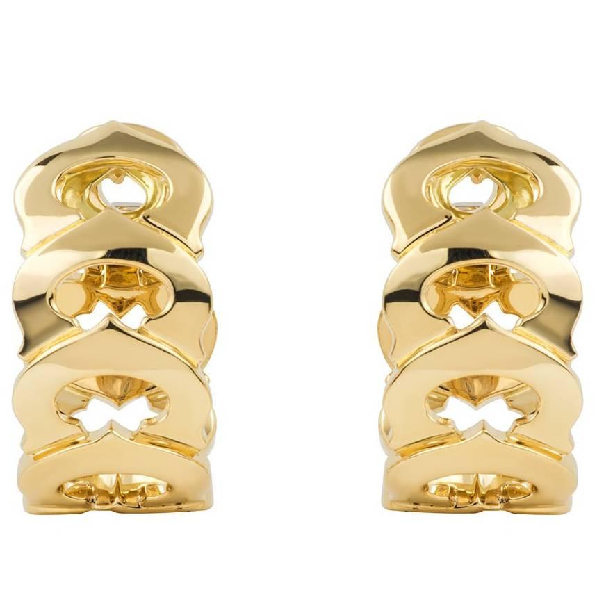 Cartier C de Cartier Yellow Gold Earrings
