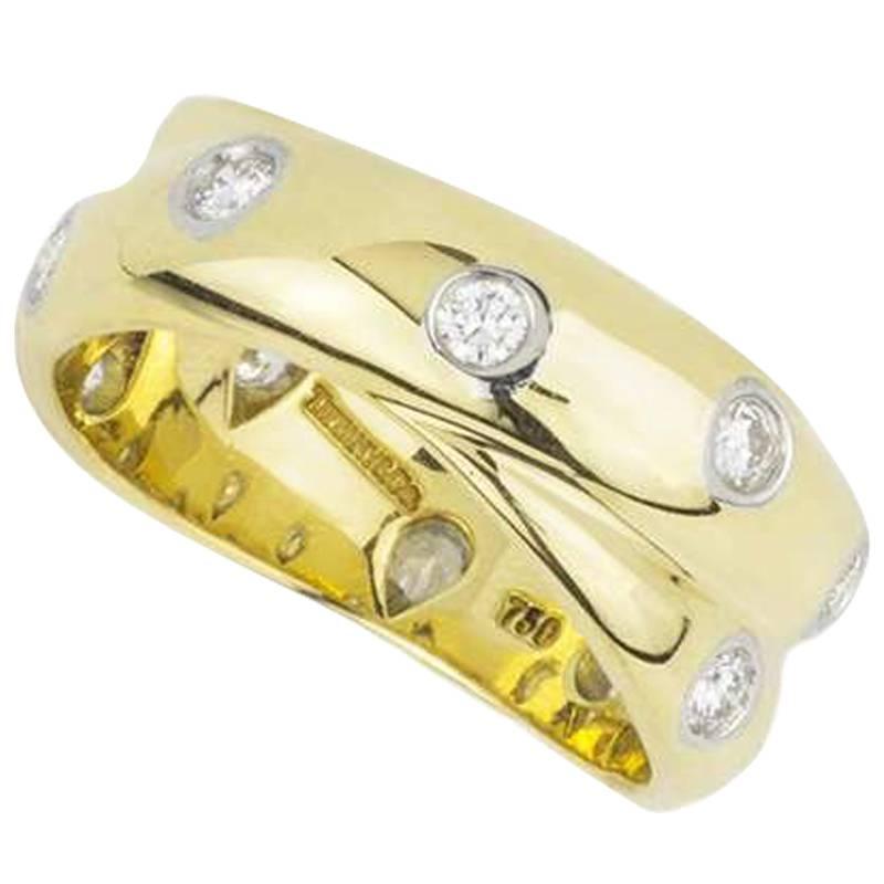 Tiffany & Co. Etoile Diamond Crossover Ring 0.33 Carat