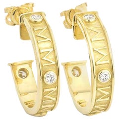Theo Fennell Boucles d'oreilles Fennellium en or et diamants