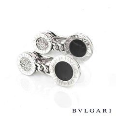 Bulgari Diamant-Onyx-Ohrringe