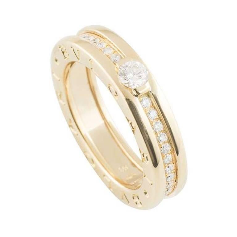 Bulgari Diamond B.Zero1 Ring For Sale