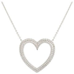 Tiffany & Co. Diamond Metro Heart Pendant
