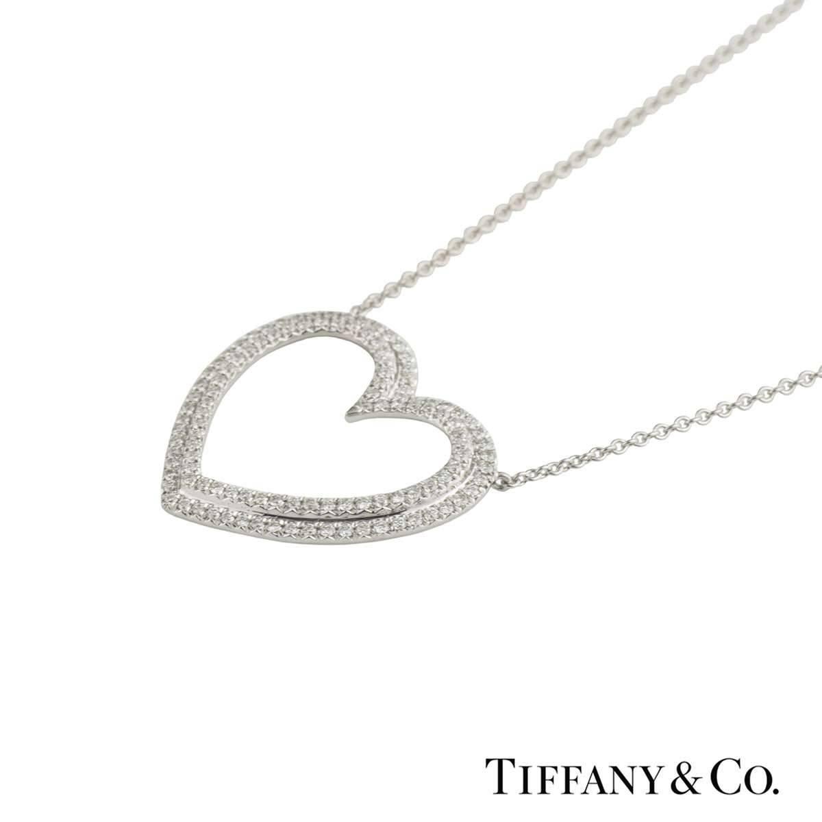 tiffany metro heart necklace