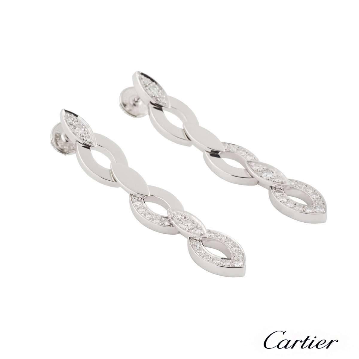 Cartier Daidea Diamond Necklace, Bracelet and Earring Suite 2