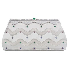 Mauboussin Diamond and Multi-Gemstone Clutch Bag with Chanel Accessories 23 cts
