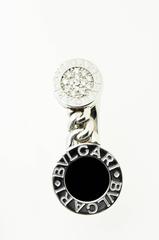 BVLGARI Onyx & Diamond Clip On Earrings