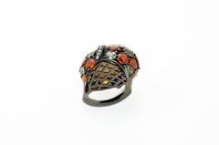 Black Gold Sapphire and Tiger's Eye