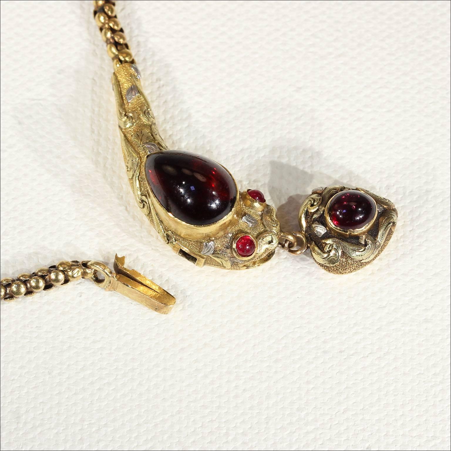 antique snake necklace