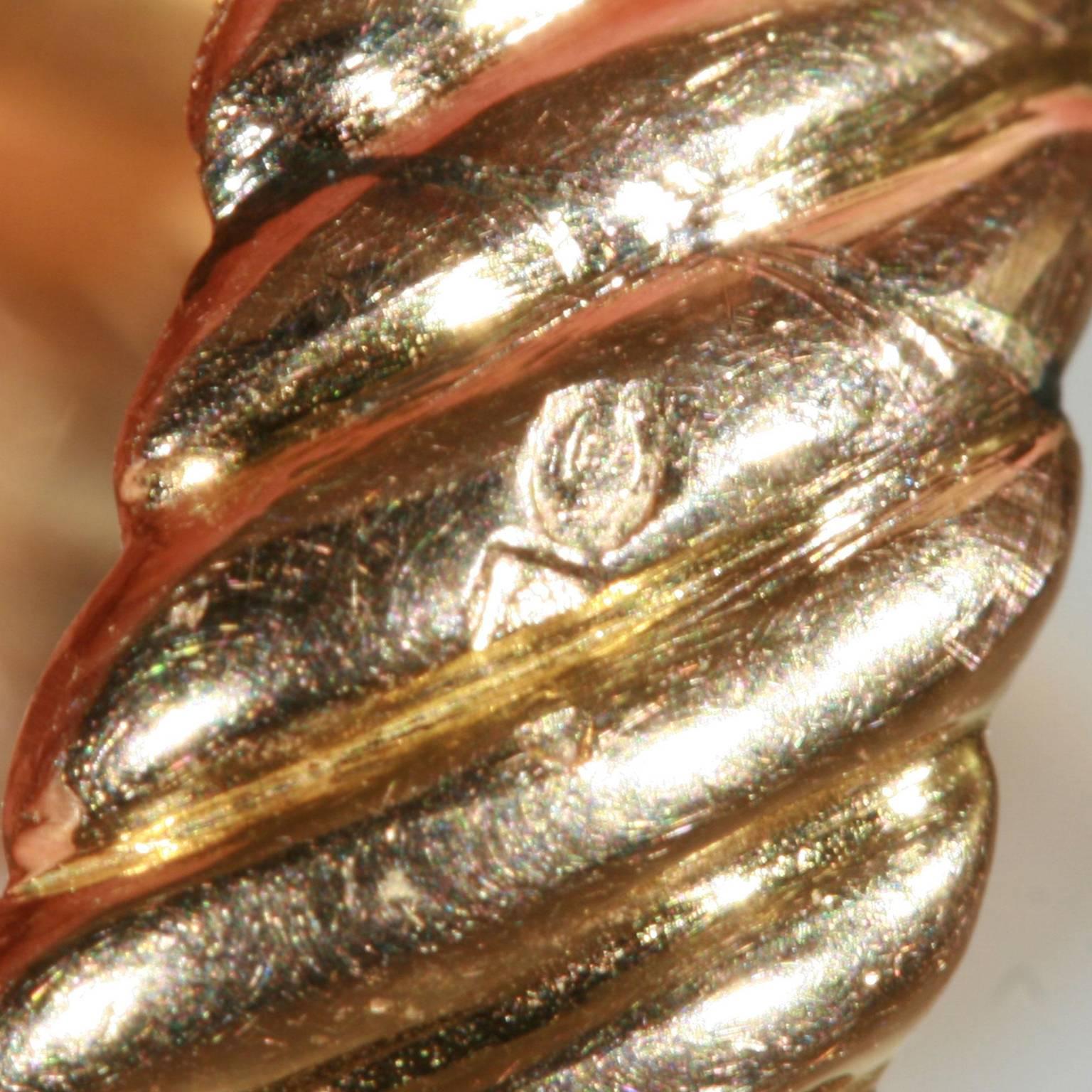 Art Nouveau 1.35 Carat Diamond Gold Solitaire Engagement Ring For Sale 3