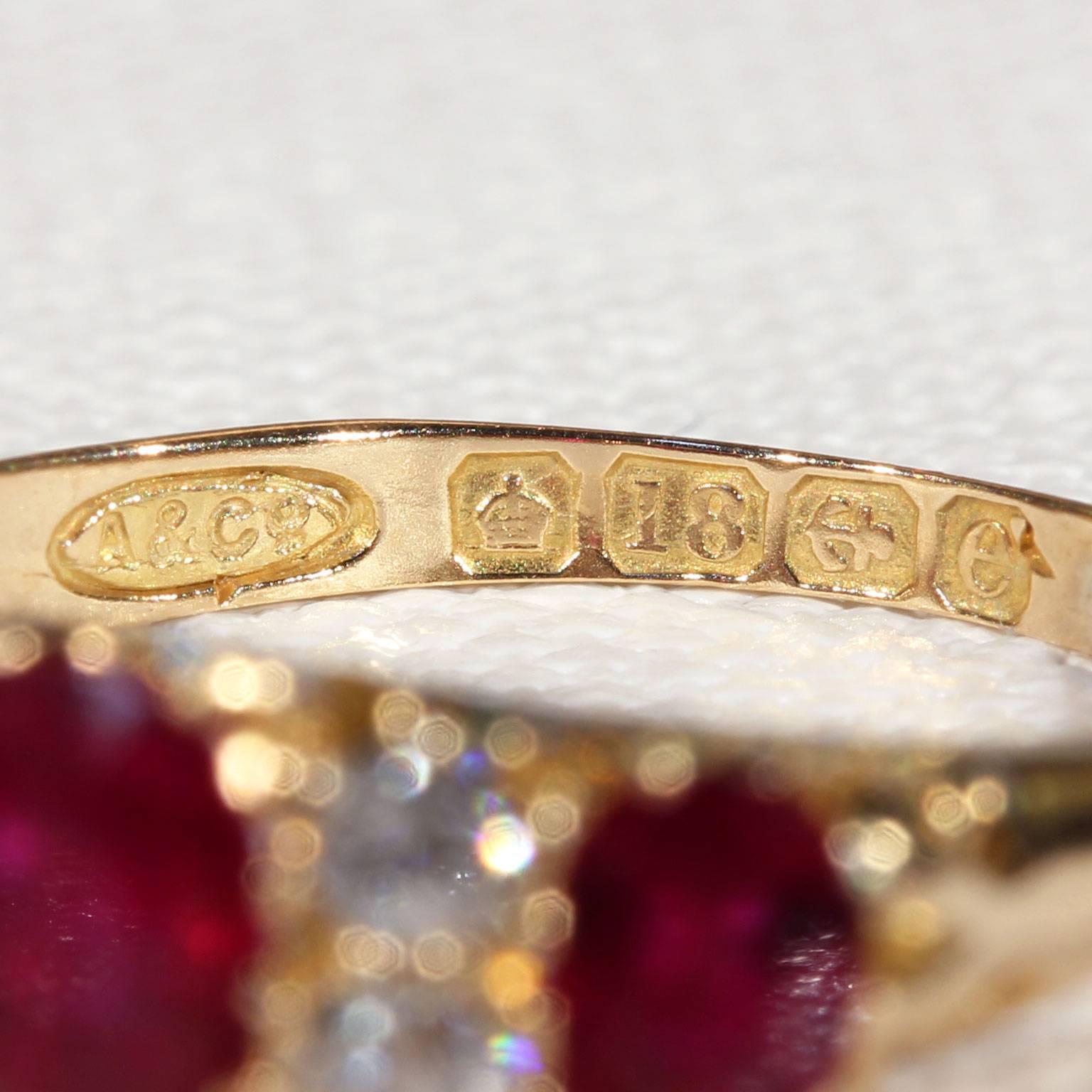 Edwardian Burma Ruby Diamond Gold Ring 3