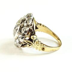 Victorian 19th Century Diamond Ring 8 Carat