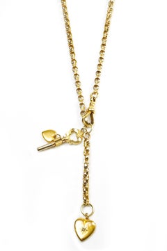 Vintage Charm Heart Necklace