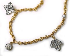 Antique Diamond Fringe Necklace