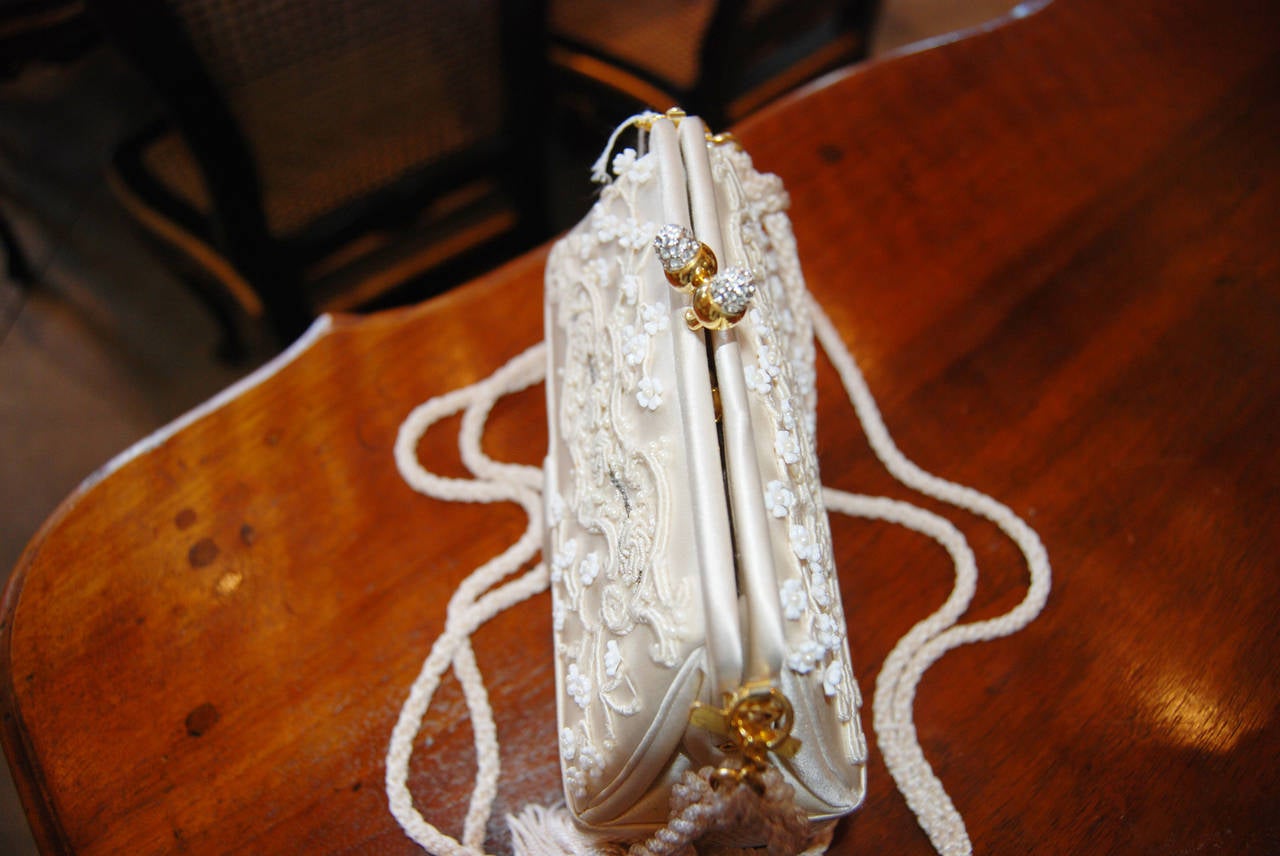 Judith Leiber Wedding Purse In Excellent Condition In New Orleans, LA