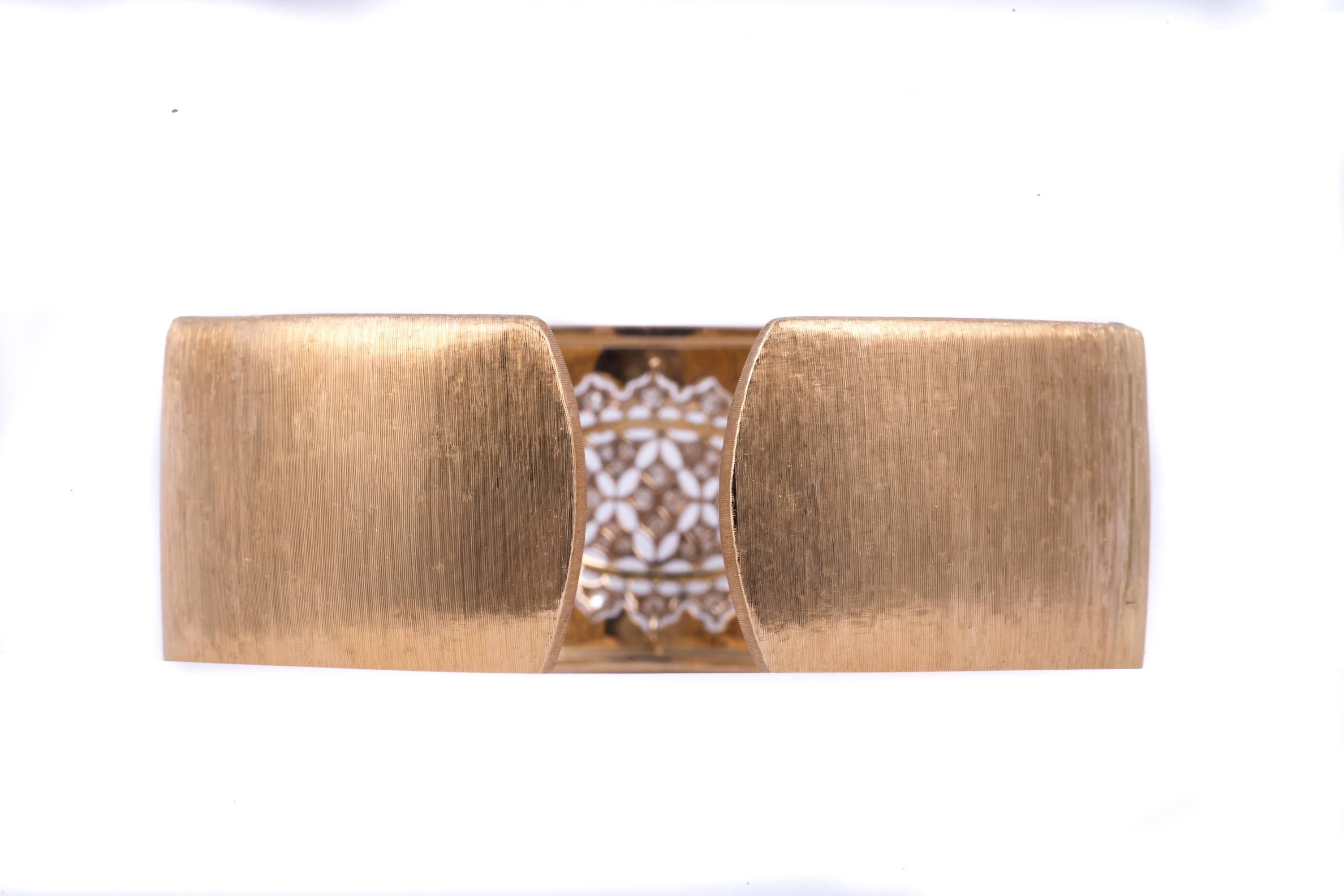 Contemporary Lovely Buccellati Diamond Bracelet
