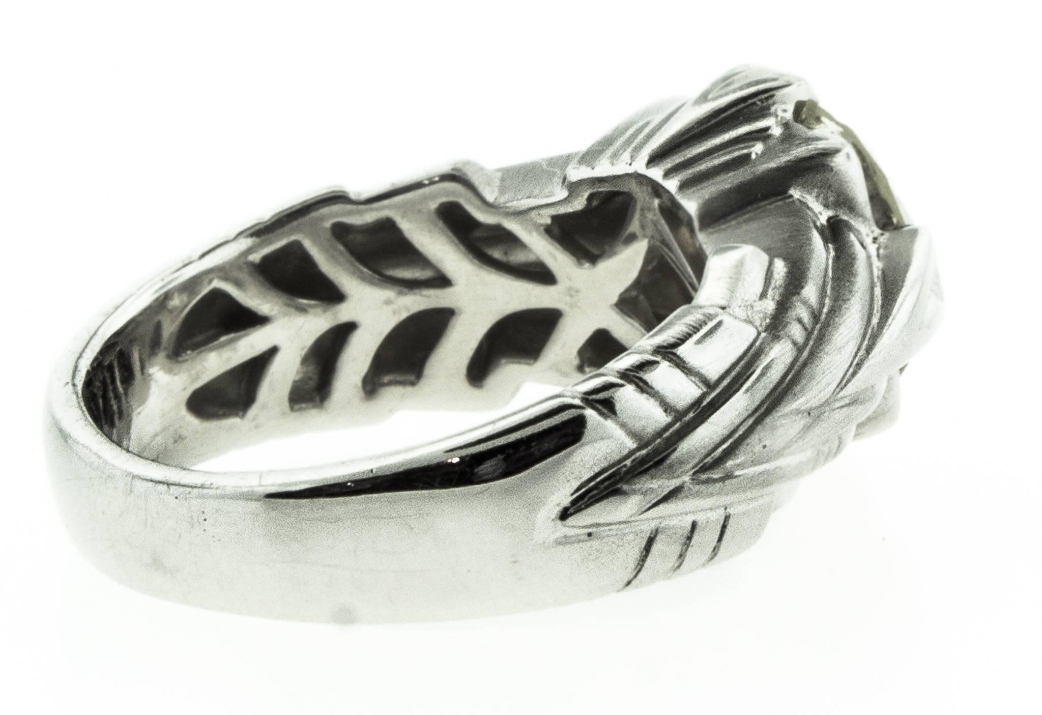 Women's Jonathan Duran GIA Certified 2.76 Carat Diamond Platinum Engagement Ring  For Sale