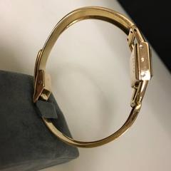 Jaeger-LeCoultre Hermes Etriers Yellow Gold Mechanical  Ladies Wristwatch c1960