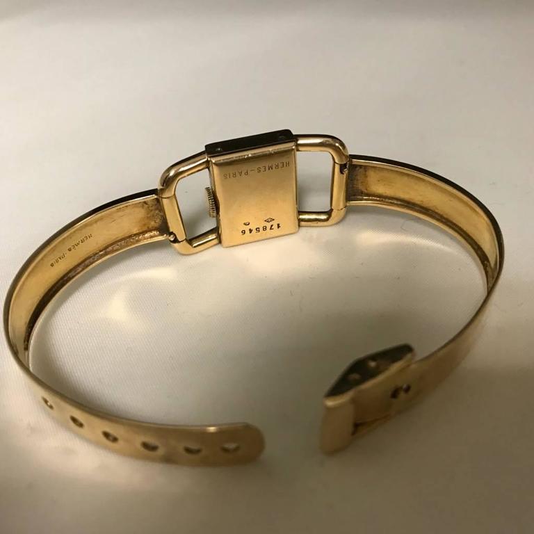 Jaeger-LeCoultre Hermes Etriers Yellow Gold Mechanical Ladies ...