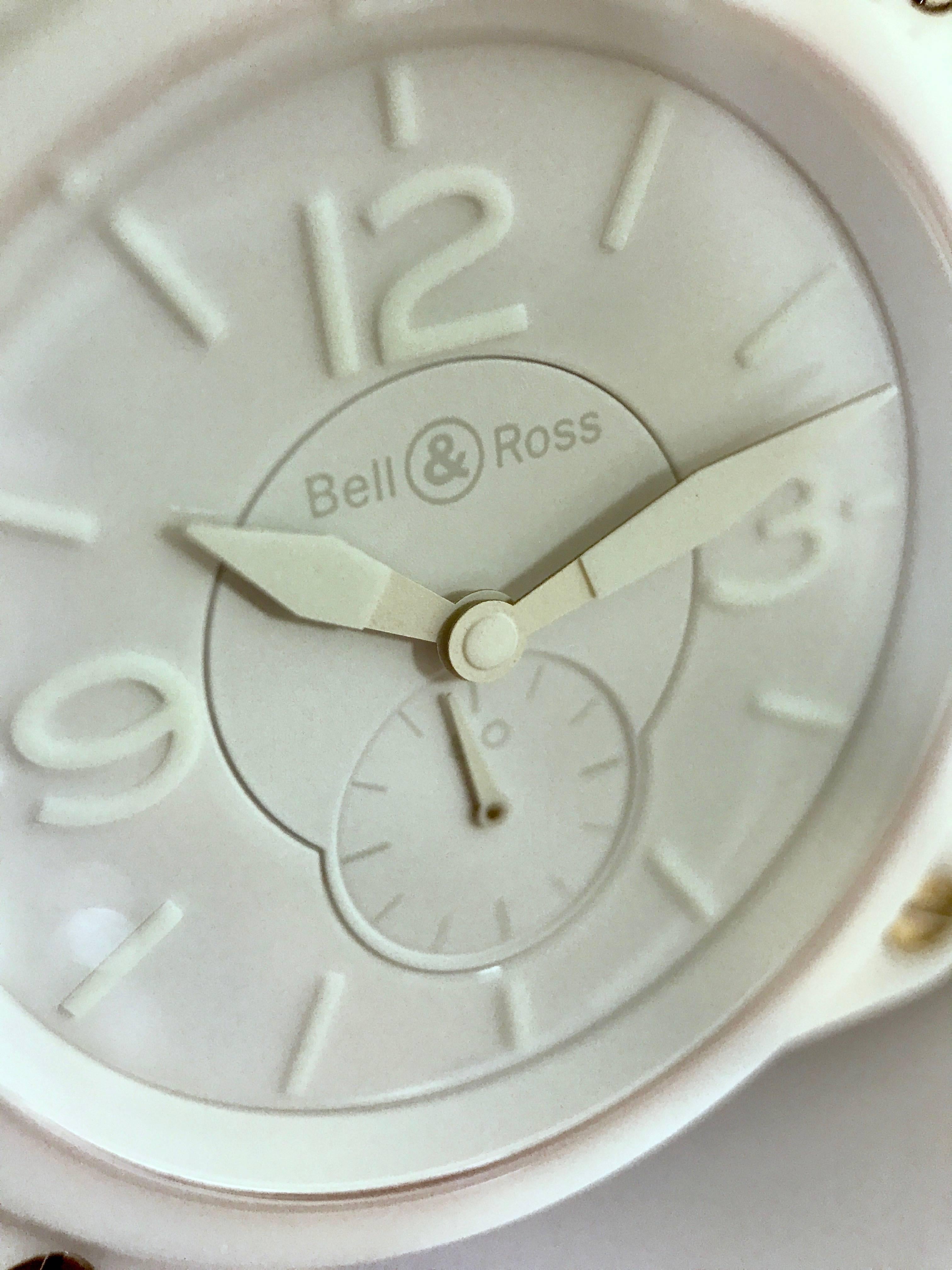 Modern Bell & Ross BRS Ceramic Wristwatch