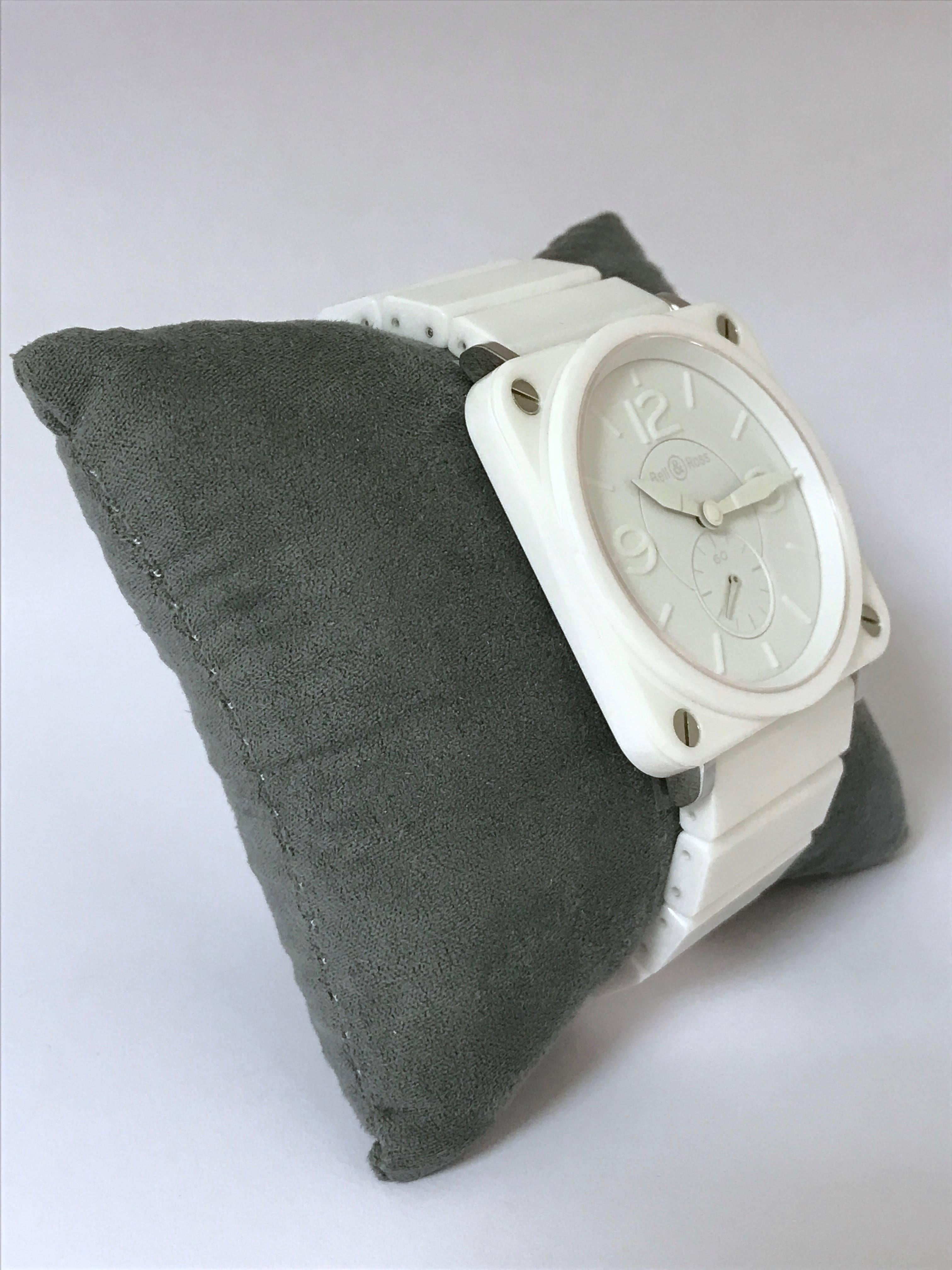 Bell & Ross BRS Ceramic Wristwatch In New Condition In Vannes, FR