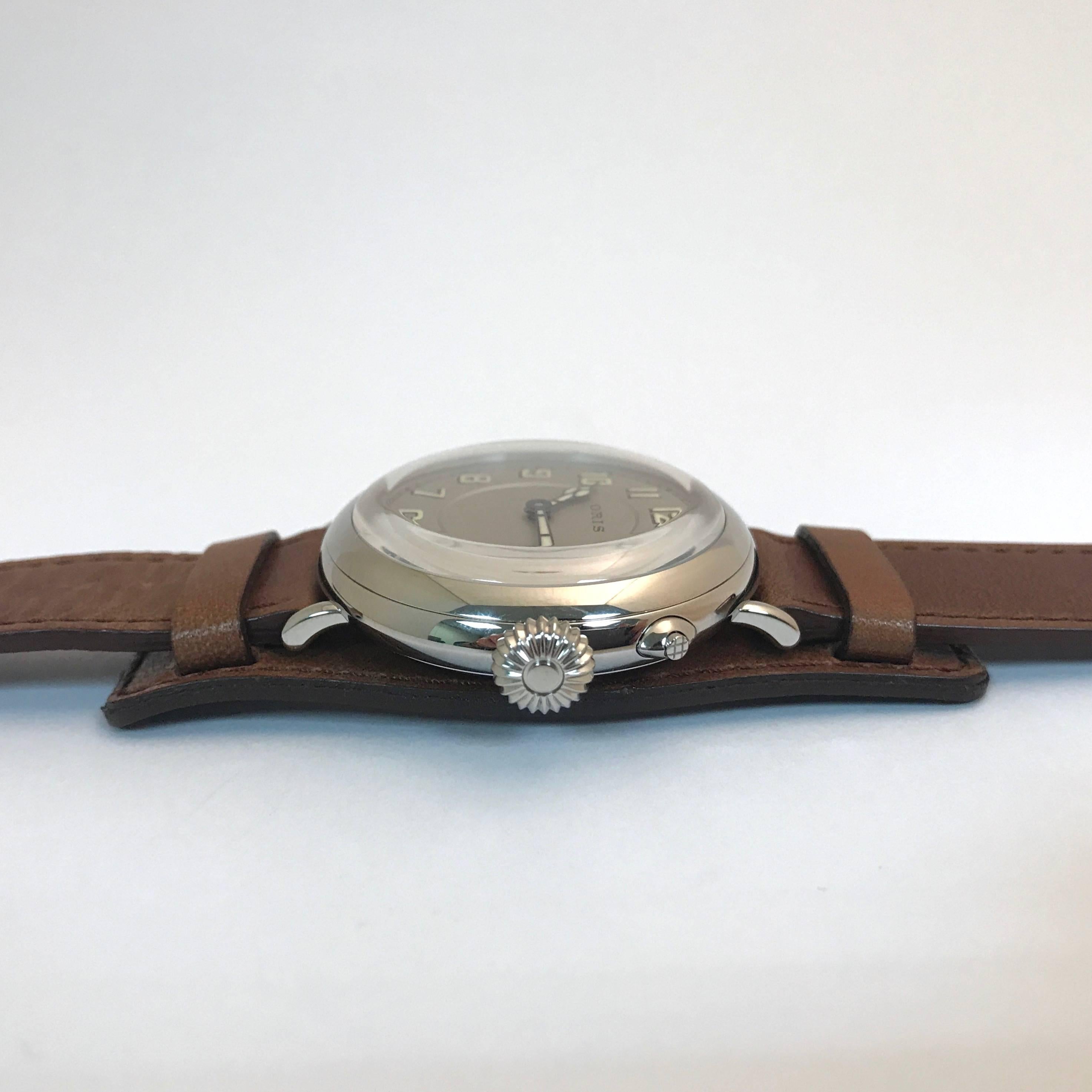 Oris Stainless Steel Big Crown Automatic Wristwatch, 1917 1
