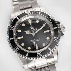Rolex Submariner GILT Maxi Dial James Bond Wristwatch Ref 5513-0