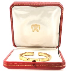 Cartier Bamboo Armband aus 18 Karat Gelbgold, um 1996, 58 g