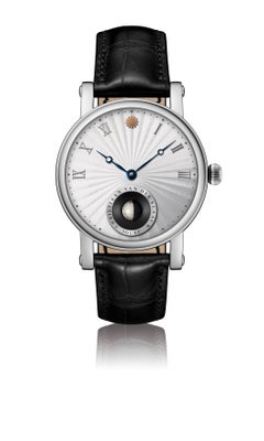 Christiaan Van Der Klaauw Stainless Steel Real Moon Joure Automatic Wristwatch