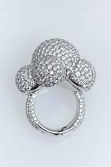 Palmiero Bubbles Diamond White Gold Ring