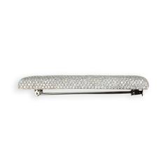 Laura Munder Pave' Diamond White Gold Brooch