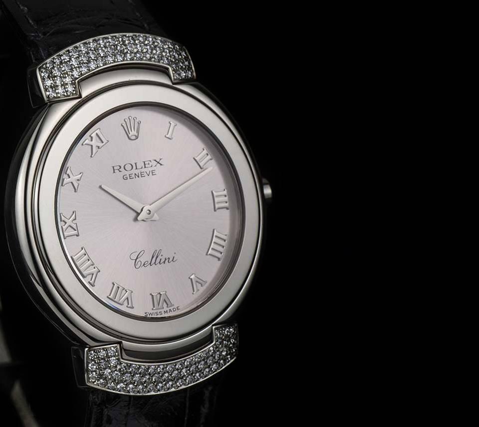 rolex cellini diamond watch