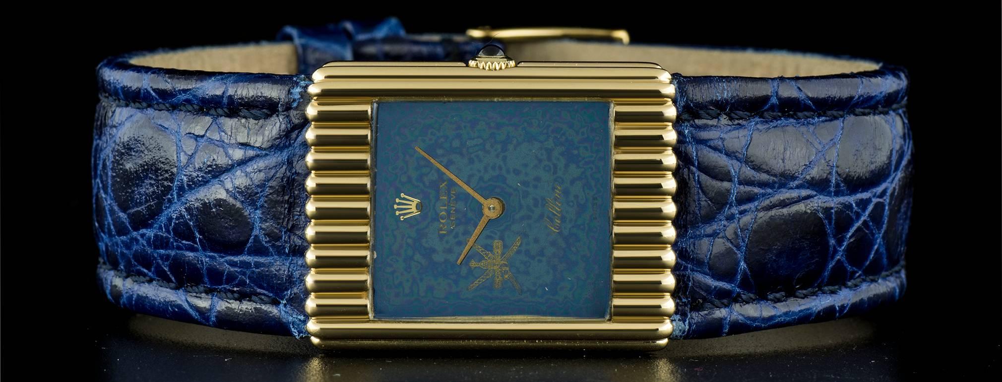 Rolex Omani Crest Dial Cellini Manual Wind Wristwatch In Excellent Condition In Mayfair, London, London